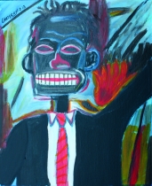 Portrait de Basquiat - 46x35