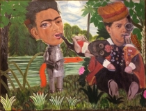 Frida et Diego-60x45