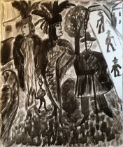 Hommage à Kirchner - 46x55