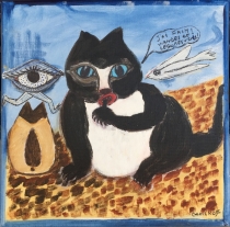 Simon's cat - 30x30