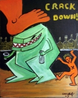 Crack Down - 46x38