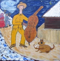 Violon in Vilnus - 20x20