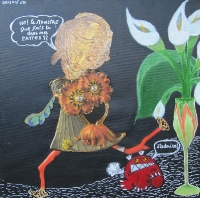 Tiphany girl - 30x30