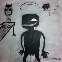 Salut Basquiat - 40x40