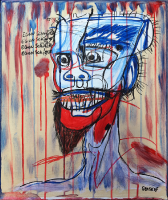 Portrait d'Egon Schiele - 55x46