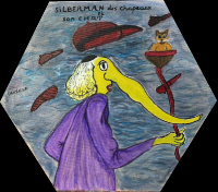 Portrait de Silverman - 30x30