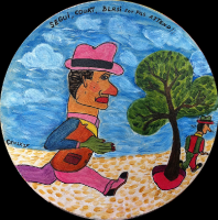 Segui et son fils - 30x30