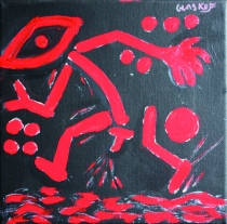 Red runner - 30x30