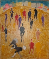 Les hommes dans la ville - 46x38