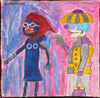 Les deux vieilles - 30x30