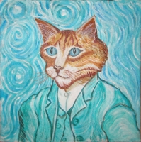 Van Gogh's cat - 30x30