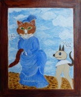 Le chat de Manet - 55x46